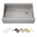 Product Image of Strive 32-1/2" Undermount Single-Bowl Farmhouse Workstation Kitchen Sink (Stainless Steel), K-33656-PC-NA