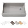 Product Image of Strive 35-1/2" Undermount Single-Bowl Farmhouse Workstation Kitchen Sink (Stainless Steel), K-33657-PC-NA
