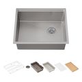 Product Image of Strive 23" Undermount Single-Bowl Workstation Kitchen Sink (Stainless Steel), K-33659-PC-NA