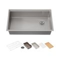 Product Image of Strive 32" Undermount Single-Bowl Workstation Kitchen Sink (Stainless Steel), K-33662-PC-NA