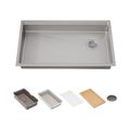 Product Image of Strive 32" Undermount Single-Bowl Workstation Kitchen Sink (Stainless Steel), K-33663-PC-NA