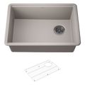 Product Image of Billings 27" Undermount Single-Bowl Kitchen Sink (Matte Taupe), K-33713-CM3