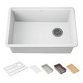 Product Image of Billings 27" Undermount Single-Bowl Workstation Kitchen Sink (Matte White), K-33713-PC-CM6
