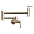 Product Image of Wall-Mount Pot Filler (Vibrant Brushed Bronze), K-35745-BV