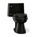 Product Image of One-Piece Elongated Toilet w/ Concealed Trapway, 1.28 Gpf (Black/Black), K-3619-7
