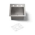 Product Image of 15" Top-/Undermount Bar Sink (Stainless Steel), K-3840-3-NA