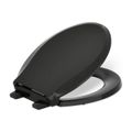 Product Image of Readylatch Quiet-Close Round-Front Toilet Seat (Black/Black), K-4639-RL-7