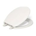 Product Image of Quick-Release Round-Front Toilet Seat (Biscuit), K-4662-96