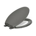 Product Image of Readylatch Quiet-Close Elongated Toilet Seat (Thunder Grey), K-4733-RL-58