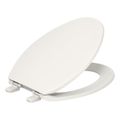 Product Image of Brevia Quick-Release Elongated Toilet Seat (Biscuit), K-4774-96