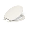 Product Image of Brevia Quick-Release Round-Front Toilet Seat (Biscuit), K-4775-96