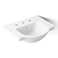 Product Image of 21" Square Pedestal Bathroom Sink (White), K-5247-8-0
