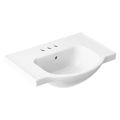 Product Image of Veer 24" Square Pedestal Bathroom Sink (White), K-5248-4-0