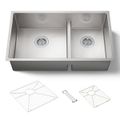 Product Image of Smart Divide 32" Undermount Double-Bowl Kitchen Sink (Stainless Steel), K-5284-NA
