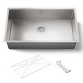 Product Image of 32" Undermount Single-Bowl Kitchen Sink w/ Accessories (Stainless Steel), K-5285-NA