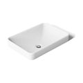 Product Image of 22-3/4" Rectangular Vessel Bathroom Sink (White), K-5373-0