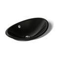 Product Image of 20-3/4" Oval Vessel Bathroom Sink (Black/Black), K-5403-P5-7