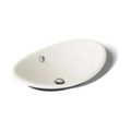 Product Image of 20-3/4" Oval Vessel Bathroom Sink (Biscuit), K-5403-P5-96