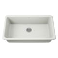 Product Image of Iron/Tones 33" Top-/Undermount Single-Bowl Kitchen Sink (Dune), K-5707-NY