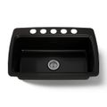 Product Image of 33" Undermount Single-Bowl Kitchen Sink (Black/Black), K-5864-5U-7
