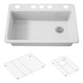 Product Image of Riverby 33" Undermount Single-Bowl Kitchen Sink (White), K-5871-5UA1-0