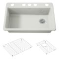 Product Image of Riverby 33" Undermount Single-Bowl Kitchen Sink (Dune), K-5871-5UA1-NY