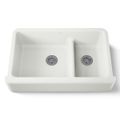 Product Image of Smart Divide 35-3/4" Undermount Double-Bowl Farmhouse Kitchen Sink (Dune), K-6427-NY