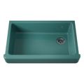 Product Image of Whitehaven 35-1/2" Undermount Single-Bowl Farmhouse Kitchen Sink (Teal), K-6488-17