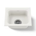 Product Image of 15" Undermount Single-Bowl Bar Sink (Biscuit), K-6589-U-96