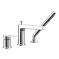 Product Image of Taut Deck-Mount Bath Faucet w/ Handshower (Polished Chrome), K-74032-4-CP