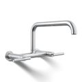 Product Image of Two-Hole Wall-Mount Bridge Kitchen Sink Faucet (Polished Chrome), K-7549-4-CP