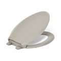 Product Image of Nightlight Readylatch Quiet-Close Elongated Toilet Seat (Sandbar), K-75796-RL-G9