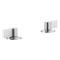 Product Image of Components Deck-Mount Bath Faucet Handles w/ Lever Design (Polished Chrome), K-77990-4-CP