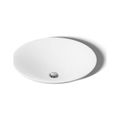 Product Image of 17-3/4" Round Drop-In Bathroom Sink, No Overflow (White)