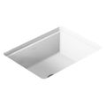 Product Image of 17" Rectangular Undermount Bathroom Sink (White)