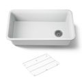 Product Image of 33-1/2" Undermount Single-Bowl Kitchen Sink (Matte White)