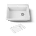 Product Image of 27" Top-Mount Single-Bowl Kitchen Sink (White), K-8668-1A1-0
