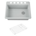 Product Image of Riverby 27" Undermount Single-Bowl Kitchen Sink (Ice Grey), K-8668-5UA1-95