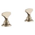 Product Image of Artifacts T-Handle Bathroom Faucet Handles (Vibrant Brushed Bronze), K-98068-6-BV