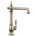 Product Image of Artifacts Single-Handle Kitchen Sink Faucet (Vibrant Brushed Bronze), K-99266-BV