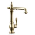 Product Image of Artifacts Single-Handle Bar Sink Faucet (Vibrant French Gold), K-99267-AF