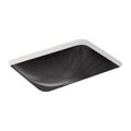 Product Image of 20" Rectangular Undermount Bathroom Sink (Black Sartorial Herringbone), K-29471-HD2-7
