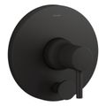 Product Image of Toobi Rite-Temp Valve Trim w/ Push-Button Diverter (Matte Black), K-T8979-4-BL