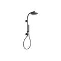 Product Image of Hydrorail-R Shower Column Kit, 2.5 GPM (Matte Black)