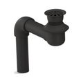 Product Image of Bathroom Sink Offset Drain w/ Open Strainer (Matte Black), K-7131-A-BL