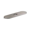 Product Image of Three-Hole Kitchen Faucet Escutcheon (Vibrant Stainless), K-24461-VS