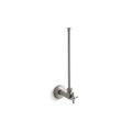 Product Image of 1/2" Npt Angle Supply w/ Stop w/ Cross Handle And Annealed Vertical Tube (Vibrant Brushed Nickel), K-7638-BN