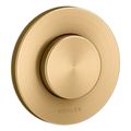 Product Image of Real Rain Diverter Valve Trim (Vibrant Brushed Moderne Brass), K-76748-2MB