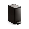 Product Image of 1-1/2-Gallon Step Trash Can (Black Stainless), K-31319-BST