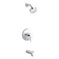 Product Image of Pitch Rite-Temp Bath And Shower Trim Kit, 2.5 Gpm (Polished Chrome), K-TS97074-4Y-CP